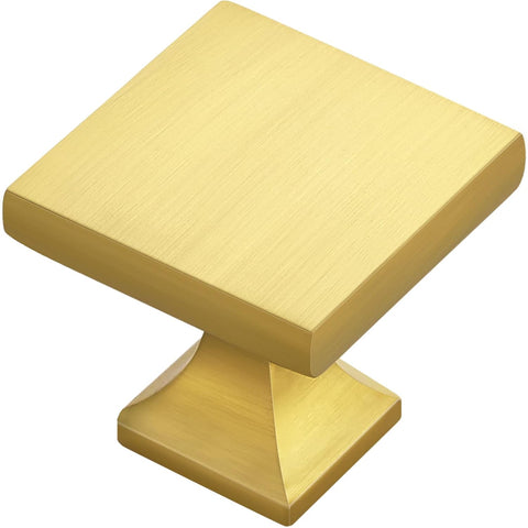 5 Pack Cabinet Knobs Gold Kitchen Cabinet Knobs Gold Knobs Drawers Brushed Brass Kitchen Hardware for Cabinets Square