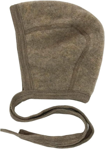 Baby Bonnet, | Organic Merino Wool Fleece, Pilot Cap with Ear Protection for Infants