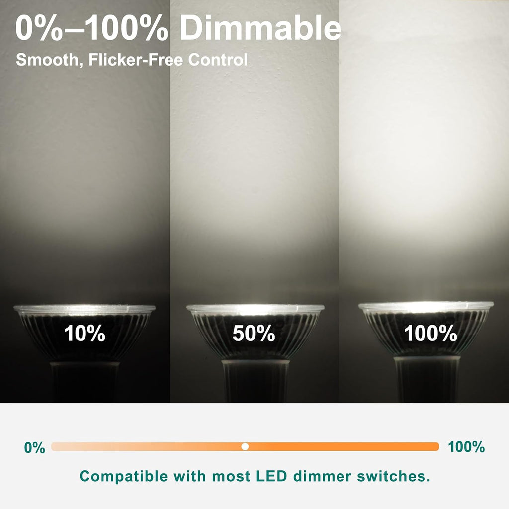GU10 LED Bulb Dimmable, Natural White 4000, 40 Watt, 550LM