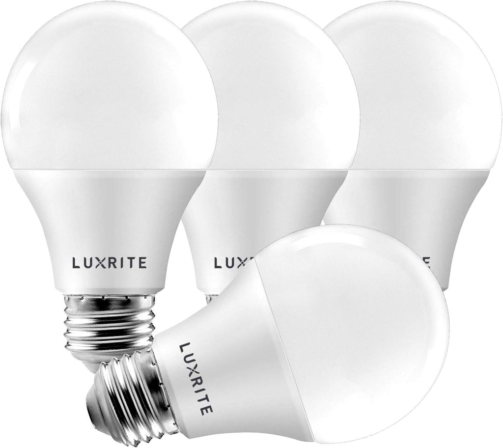 A19 LED Light Bulb 60W Equivalent, 3000K Soft White Dimmable, 800 Lumens, Standard LED Bulb 9W, E26 Base, Energy Star
