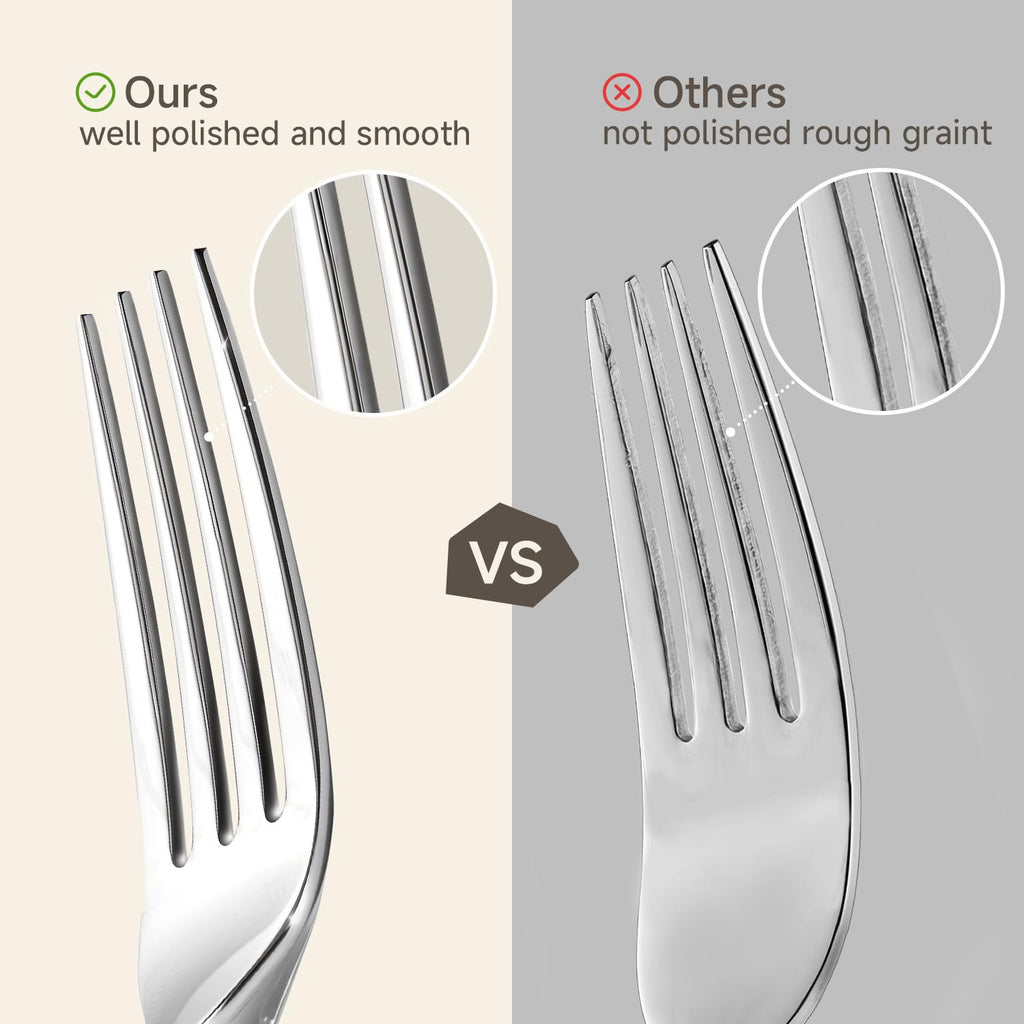 Silverware Set for 12, 18/10 Stainless Steel Flatware Set, Cutlery Utensil
