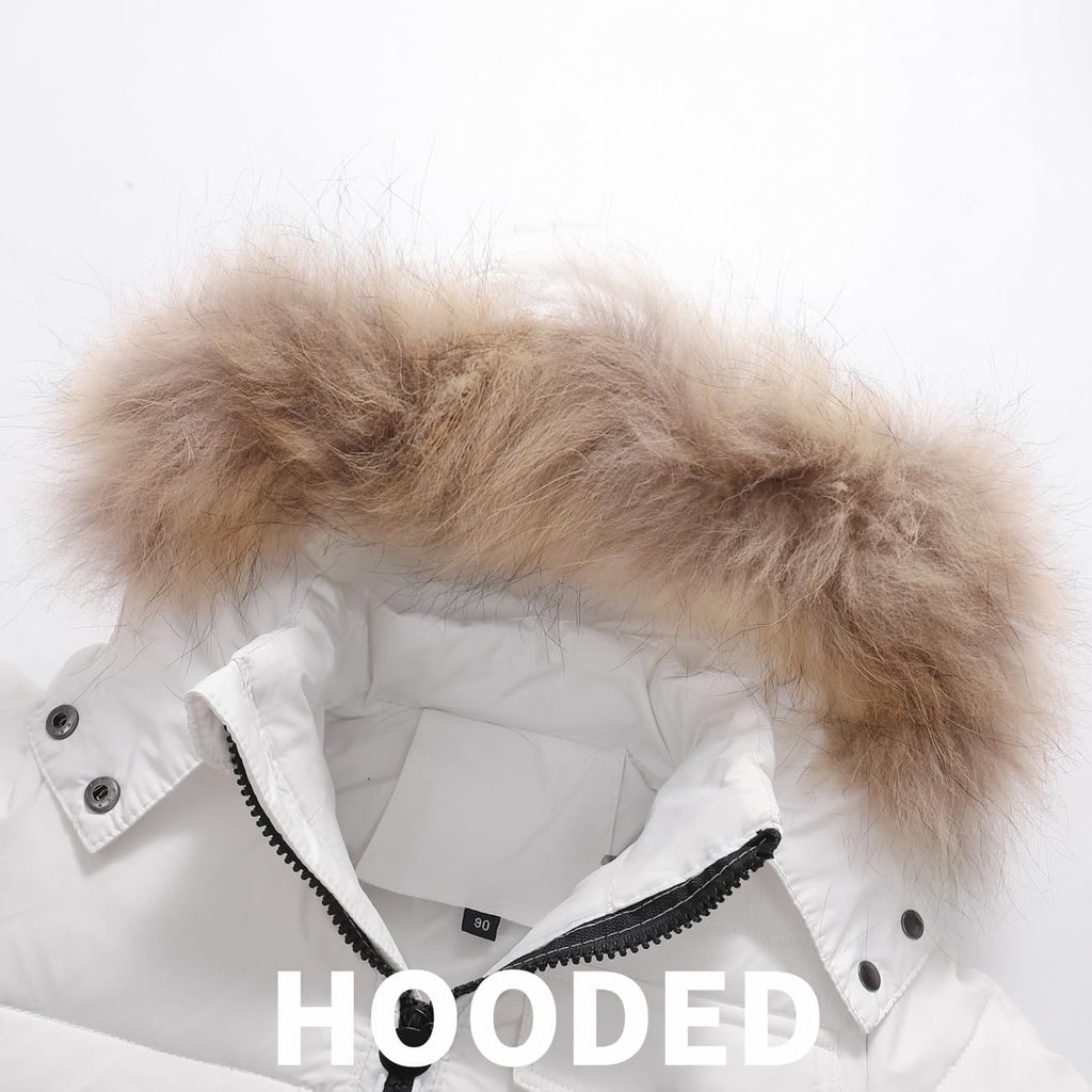 Toddler Boys Winter Puffer Coat Baby Girls Jacket Windproof Hood Outerwear
