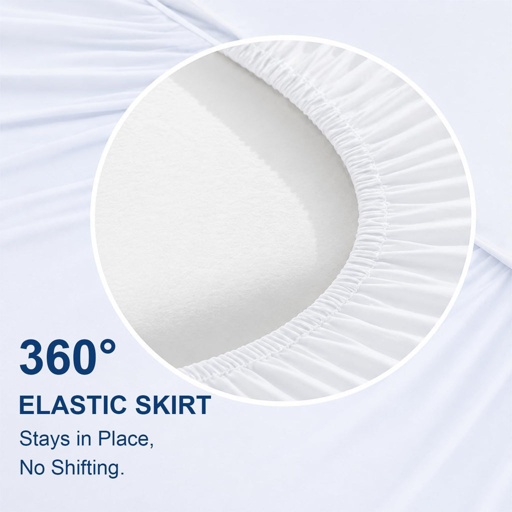 Full Mattress Topper, Pillow Top Mattress Pad for Back Pain Relief | Cooling Bed Topper, Thick Mattress Cover, Deep