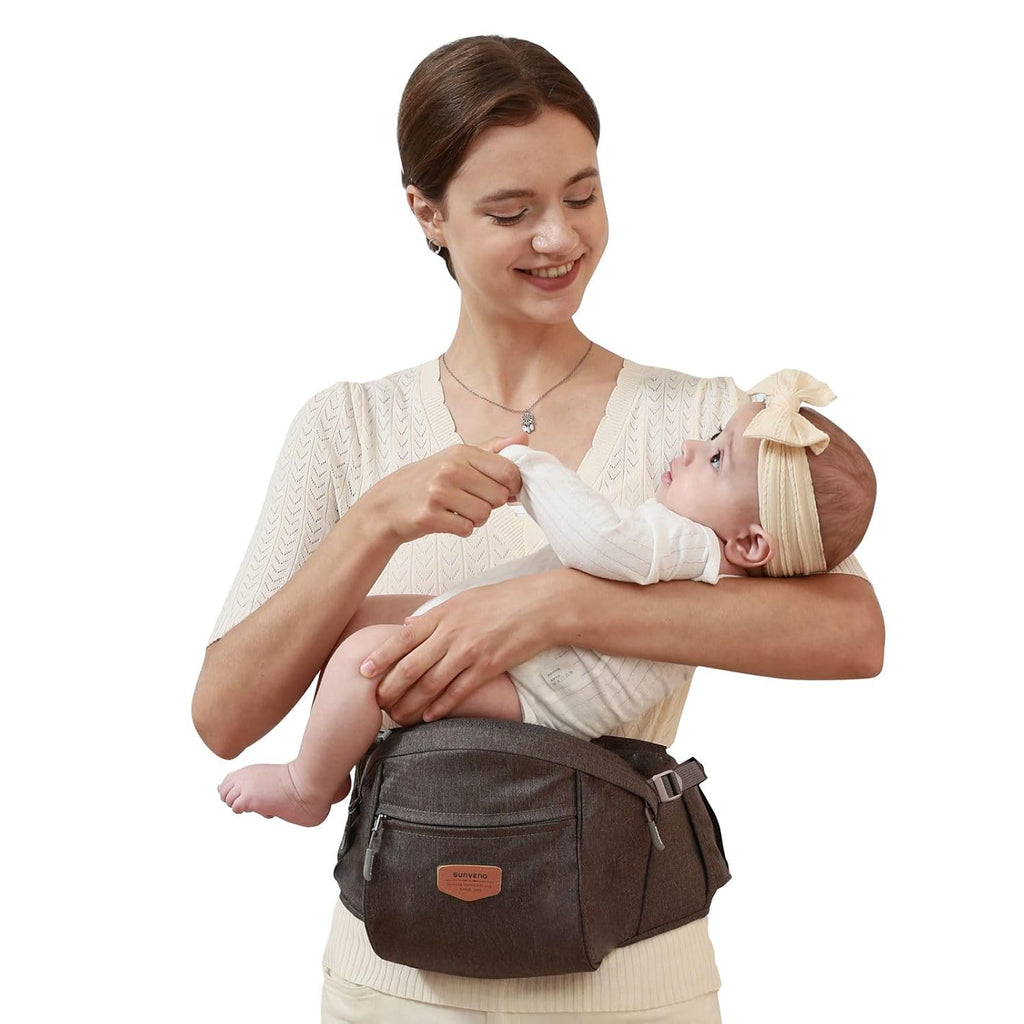 Baby Hip Seat Carrier for Toddler, Supports up to 45 lbs, Wide Anti-Slip Seat, Adjustable Waist Belt, Quick Up Down