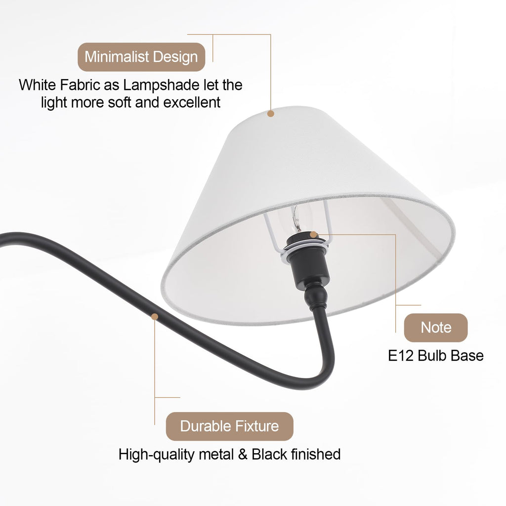 Modern Linear Chandelier Island, 2-Light Linear Light Fixture with Off-White Fabric Shade, Rustic Pendant Light