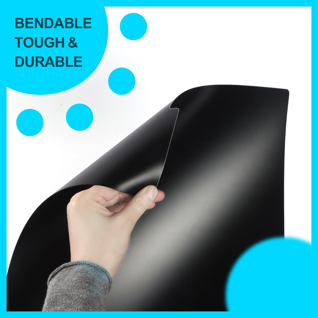 Vinyl Record Dividers, 12 Inch Album Storage Separators, Black(30 Pack)