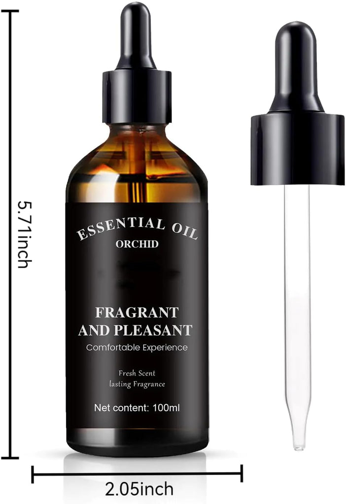 Orchid Fragrance Oil 100ml, Multi-Use Scent for Diffuser & DIY Candle Soap