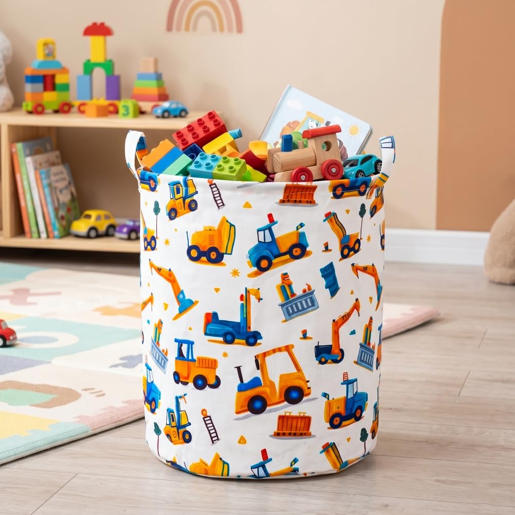 Kids Laundry Basket Waterproof Woodland Animals Baby Laundry Hamper Dirty Clothes Basket Child Toy Organizer Storage