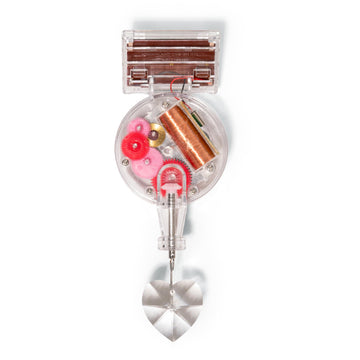 Solar Powered - Prism Suncatcher, Fun Home Window Decor - Unique Gift for Christmas & Birthdays - Heart Shaped