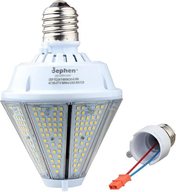 80W LED Post Top Bulb, Removable E26&E39 Mogul Base Corn Light
