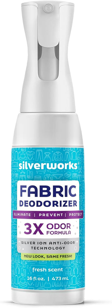 Fabric Spray Odor Eliminator - Powerful, Natural Silver Ion Deodorizing Technology - Clothes, Furniture And Couch - Set of 169
