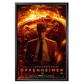 Black Movie Poster Frame 27x40 Inches, 1.2 Inch Aluminum Profile, Front-Loading Snap Frame, Wall Mounting, Premium