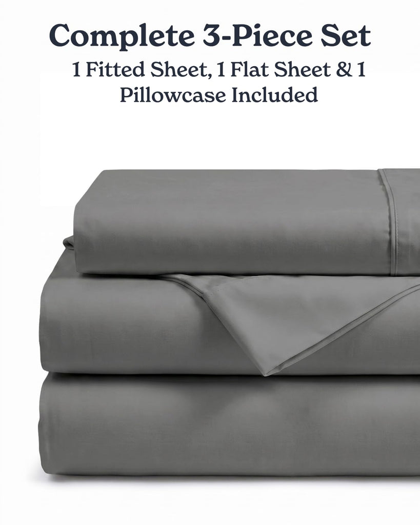Twin 3 Piece Cooling Sheet Set for Hot Sleepers
