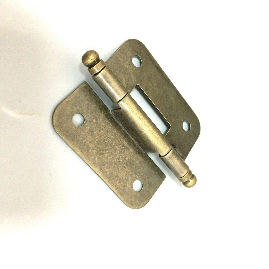 Building & Hardware 2Pcs Vintage Antique Brass Butterfly Hinges for Cabinet Drawer Wood Box #2