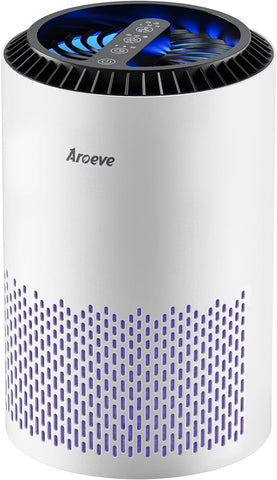Air Purifiers for Bedroom Home, Air Purifier For Smoke Pollen Dander Hair Smell Air Cleaner with Sle