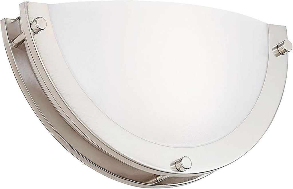 12-inch CRI90+15W 3000K/4000K/5000K Color Temperature Adjustable Dimmable LED Wall Sconce, ETL Listed LED Half Moon