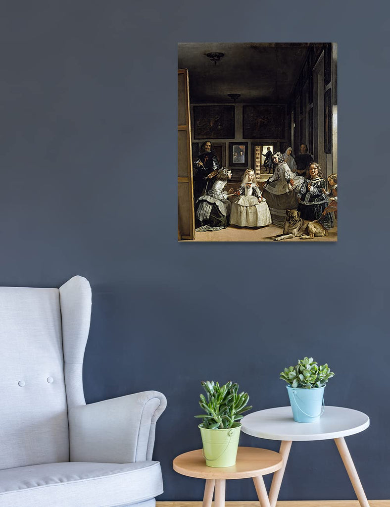 Las Meninas Canvas, by Diego Velazquez, Size 20x16 in