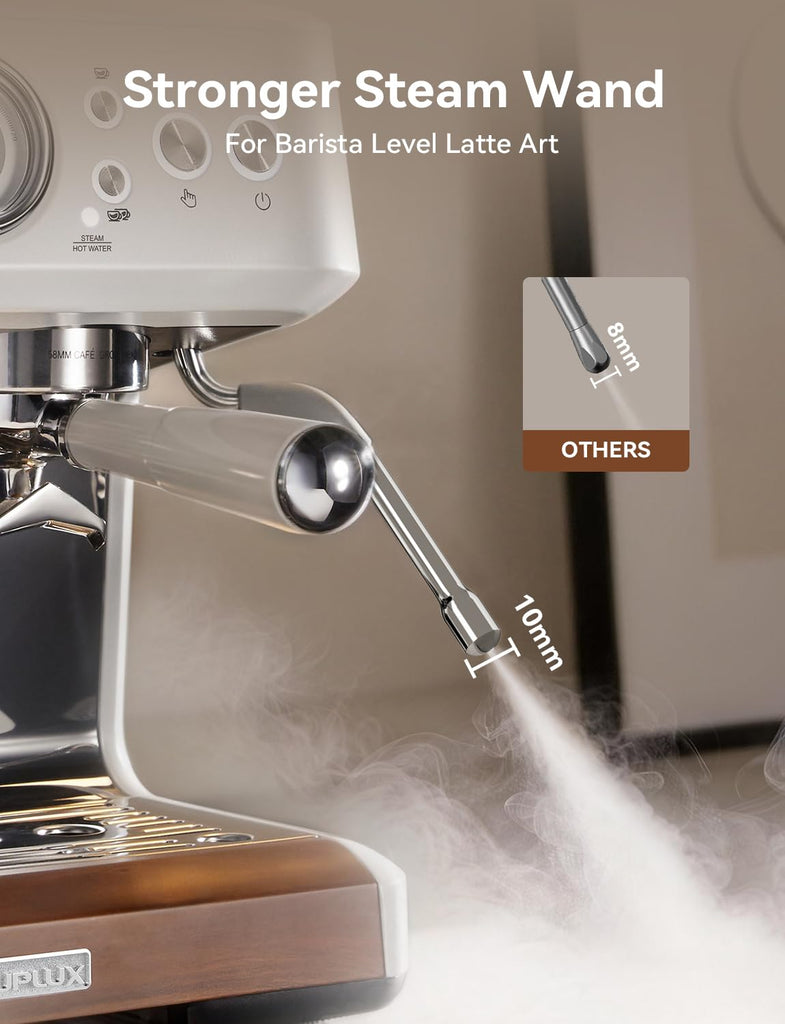 Fast Heat Espresso Machine with Grinder 58mm, 15 Bar