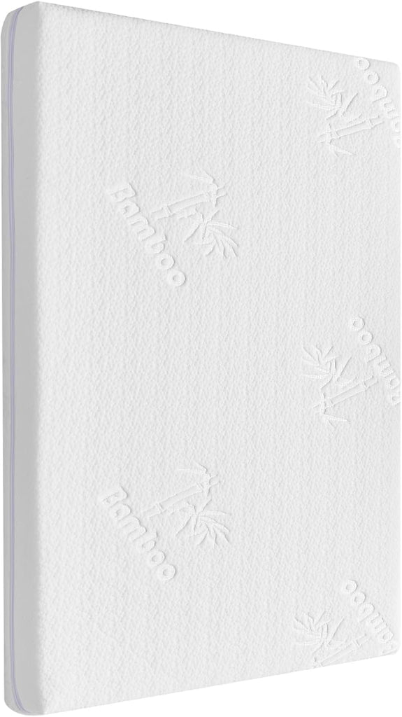 47x23.6 Bedside Crib Mattress: 2" Thick Dual Sided Gel Memory Foam Bassinet Mattress Fit for ADOVEL/BabyBond/ELEMARA