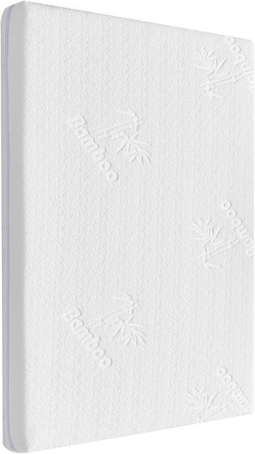 47x23.6 Bedside Crib Mattress: 2" Thick Dual Sided Gel Memory Foam Bassinet Mattress Fit for ADOVEL/BabyBond/ELEMARA