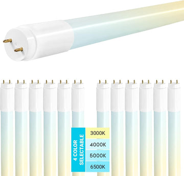 4FT T8 LED Tube Light, Type A+B, 12W/15W/18W/22W, 3000K | 4000K | 5000K | 6500K, Single and Double End Powered, Plug
