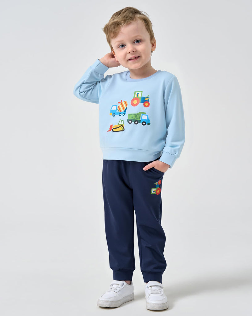 Toddler Boy Clothes Fall Winter Outfit 2 Piece Sweatsuit Set