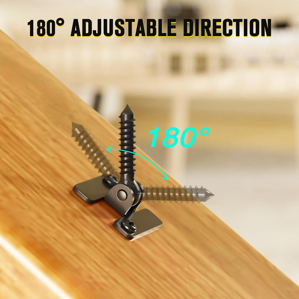 Baluster Connectors Adjustable Height and Angle Connectors for 1/2'' Square Balusters for Staircase Baluster (50Pack)
