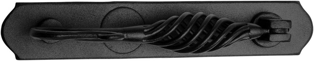 Door Knockers 9 3/8 in. Black Finish Solid Cast Iron Birdcage Style Door Knocker with Mounting Hardware