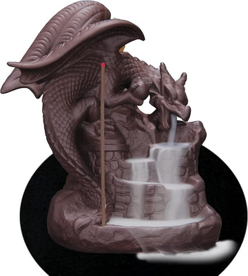 Fly Dragon Backflow Incense Burner Handmade Waterfall Incense Holders Home Decor Gift Statue Ornaments