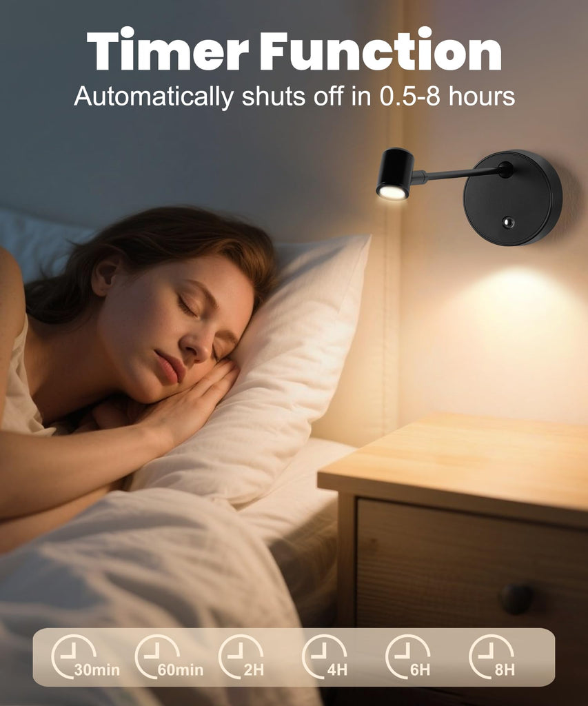 Wireless Battery Operated Picture Light for Wall, 3 Color LED Art Lighting for Paintings, Magnetic Rechargeable