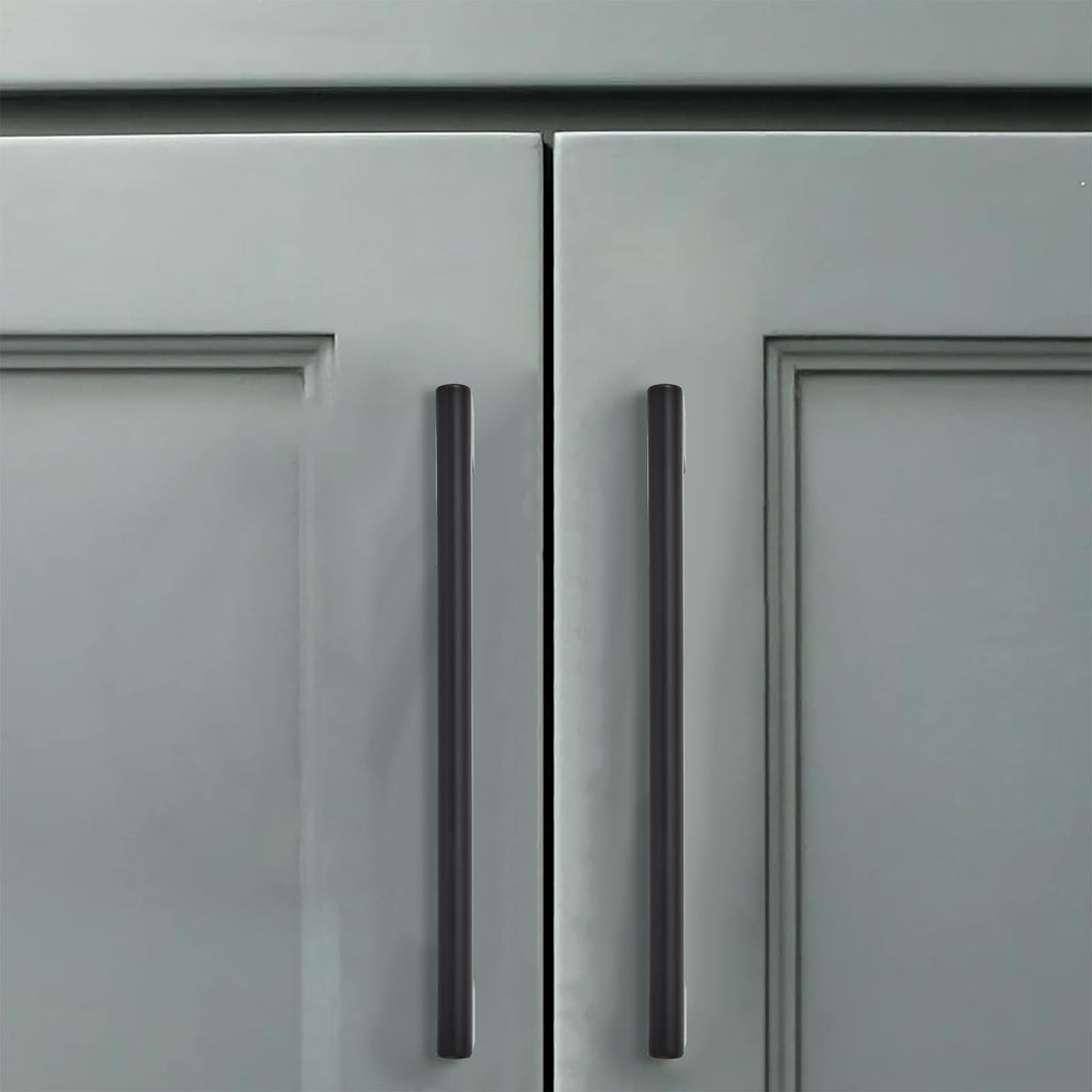 2 Pack 6 Inch Hole Center Matte Black Cabinet pulls Heavy Duty Solid Hardware s Dressing Tables cabinets and Kitchen