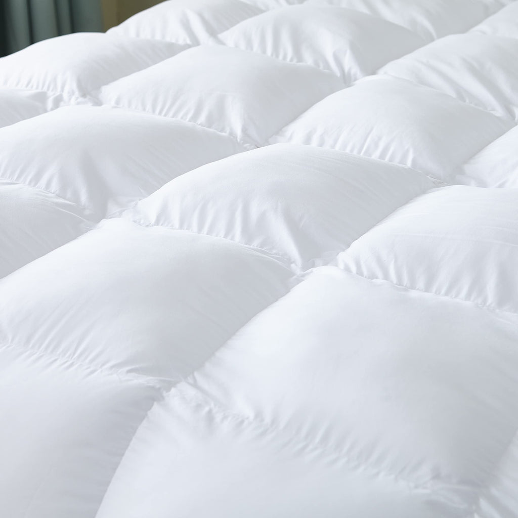 Luxurious Oversized California King (Cal King) Size Goose Down Fiber Waterfowl Feather Fiber Comforter Duvet Insert