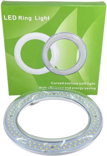 T9 LED Circline Light Bulb,8 Inch 12W 2700K Clear Cover LED Circular Light, Flicker Free Led Replacement for 22W