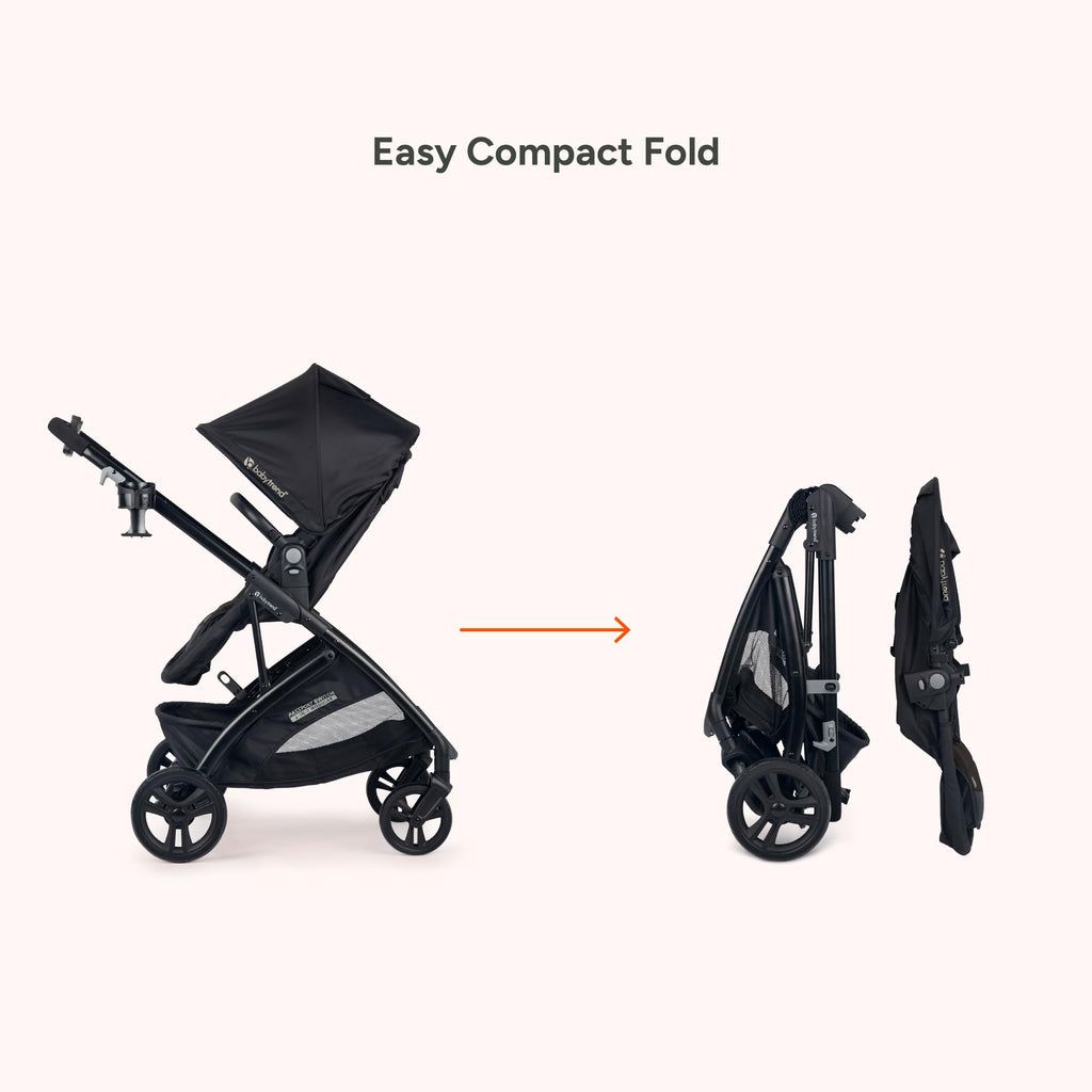 Baby Trend Passport Switch 6-in-1 Modular Travel System, Dash Cocoa