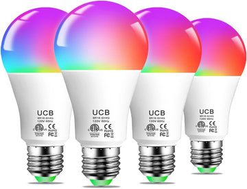 Smart Light Bulbs 130W Equivalent, Color Changing Light Bulb, Work with Alexa Only, 16 Million Colors RGBWW, Music