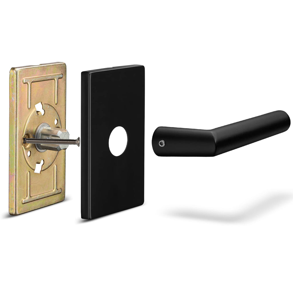 Privacy Lever Door Handle Designer Series Easy to Open Locking Lever Set [ ] Reversible for Right & Left Sided Doors