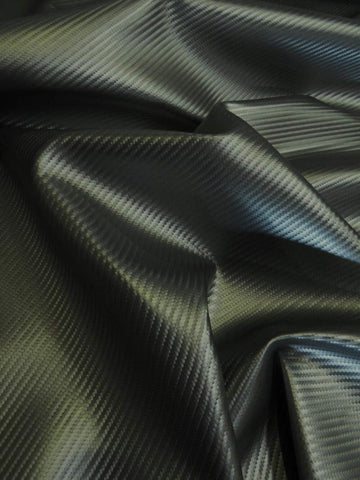 Carbon Fiber - 10 Colors - Sold by The Yard Waterproof PVC Upholstery Commercial Outdoor (Gray)