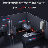 CZ422NG Natural Gas Tankless Water Heater, Up to 5 GPM 113, 000 BTU