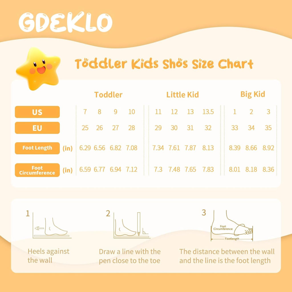 Toddler Shoes Boys Girls Kids Sneakers Tennis Walking Running Non Slip Shoe