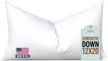 Synthetic Down Pillow Insert 12x20 in - Karate Chop Pillow