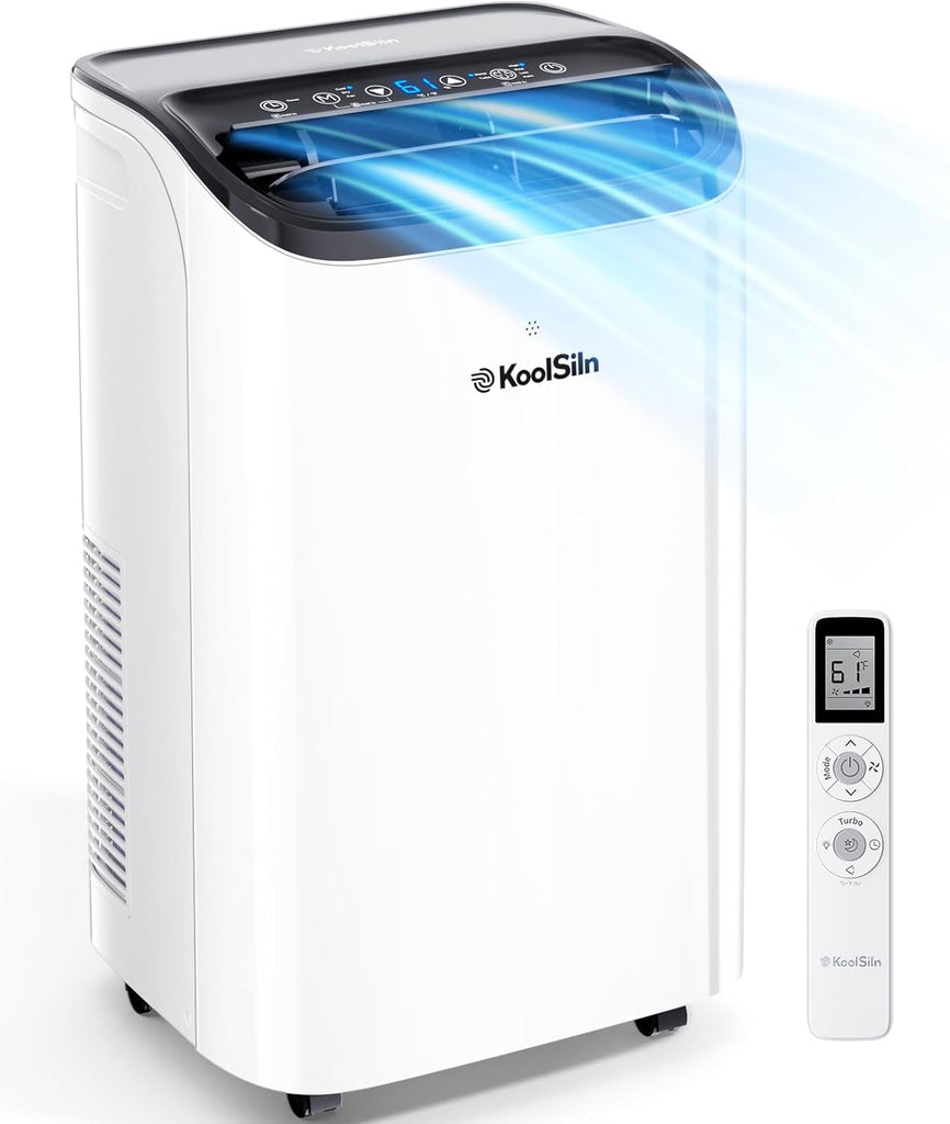 14,000 BTU Portable Air Conditioner Cools Up to 700 Sq.Ft, Auto