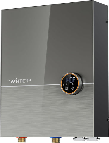 27kW Tankless Water Heater Electric 240V, Whole House On Demand Hot Water, Automatically Maintains Water Temperature