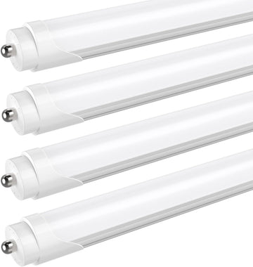 T8 T10 T12 8FT LED Tube Light Bulbs, 50W 6000LM, 5000K Daylight