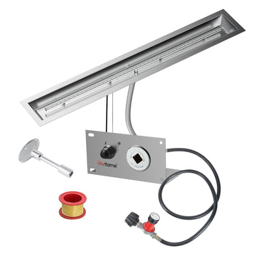 48 x 6 Inch Stainless Steel Fire Pit Pan Kit