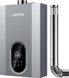 Tankless Water Heater Natural Gas, Indoor Max 4.3 GPM, 100, 000 BTU, Instant Hot Water Heater for Home, Apartment