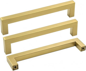25Pack 5in Brushed Gold Cabinet Pulls Gold Cabinet Handles Gold Drawer Pulls Modern Cabinet Hardware Handles Cabinets