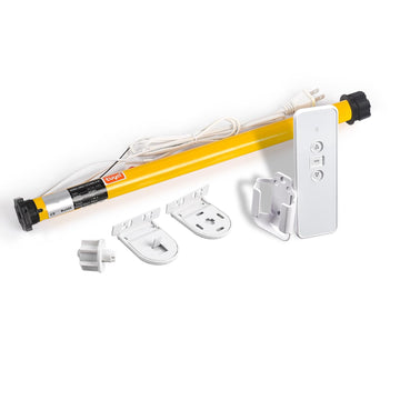 WiFi Smart Blinds Motor, 110V/120V Wired Smart Roller Shades Motor Suitable for 1.5''/38mm Shade Tube, Work with App