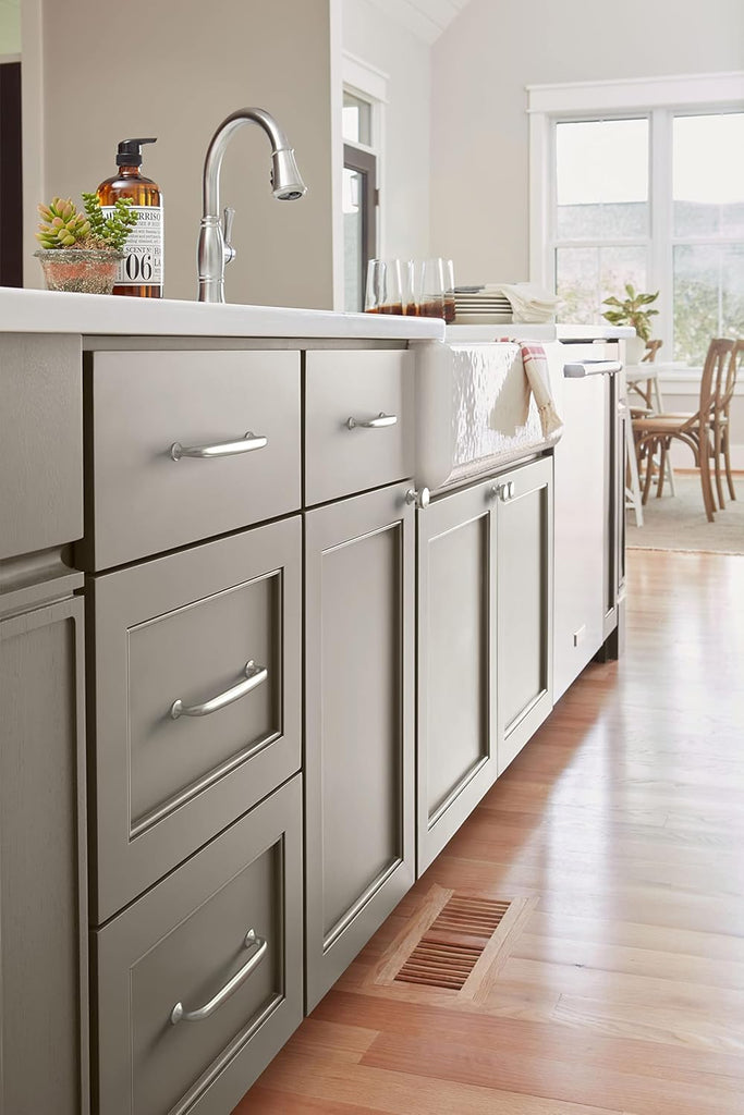 3-3/4" Renown Satin Nickel Drawer Pull