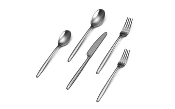 Ava 80-Piece Flatware Set, 18/10 Stainless Steel