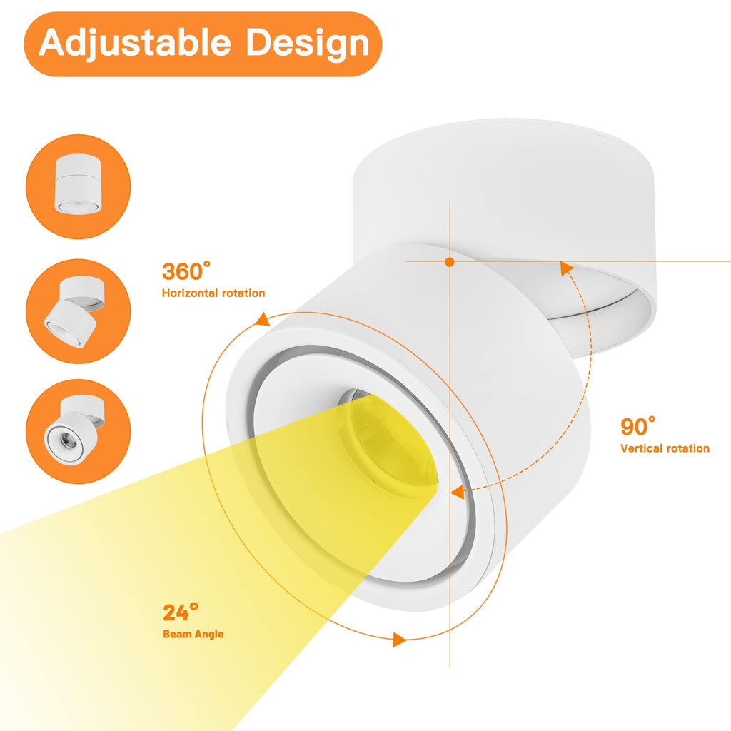 LED Ceiling Spotlight Indoor Directional Lighting Ceiling Light